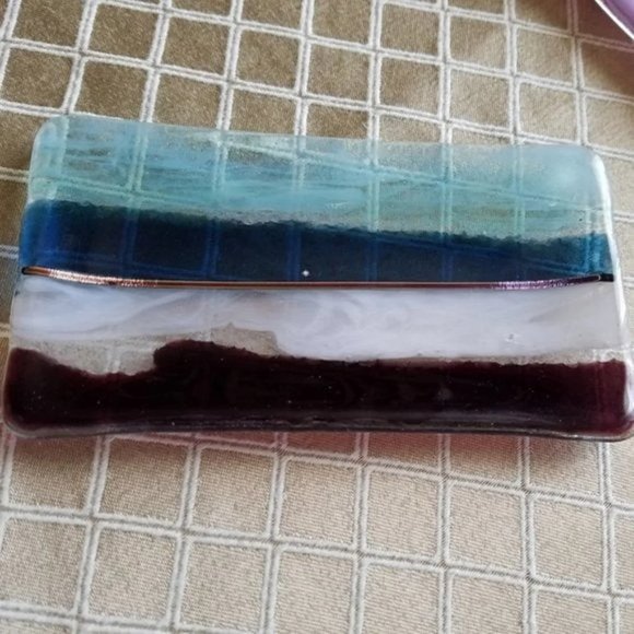 Handmade art glass 6 pc set - all unique - Picture 7 of 8